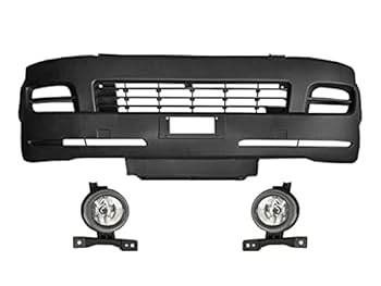 ハイエース　ワイド　1型 2型　フロントバンパー　フォグ　美品 トヨタ　シルバー Amazon | TRISTAR'S [ハイエース レジアスエース 200系 1型 2型